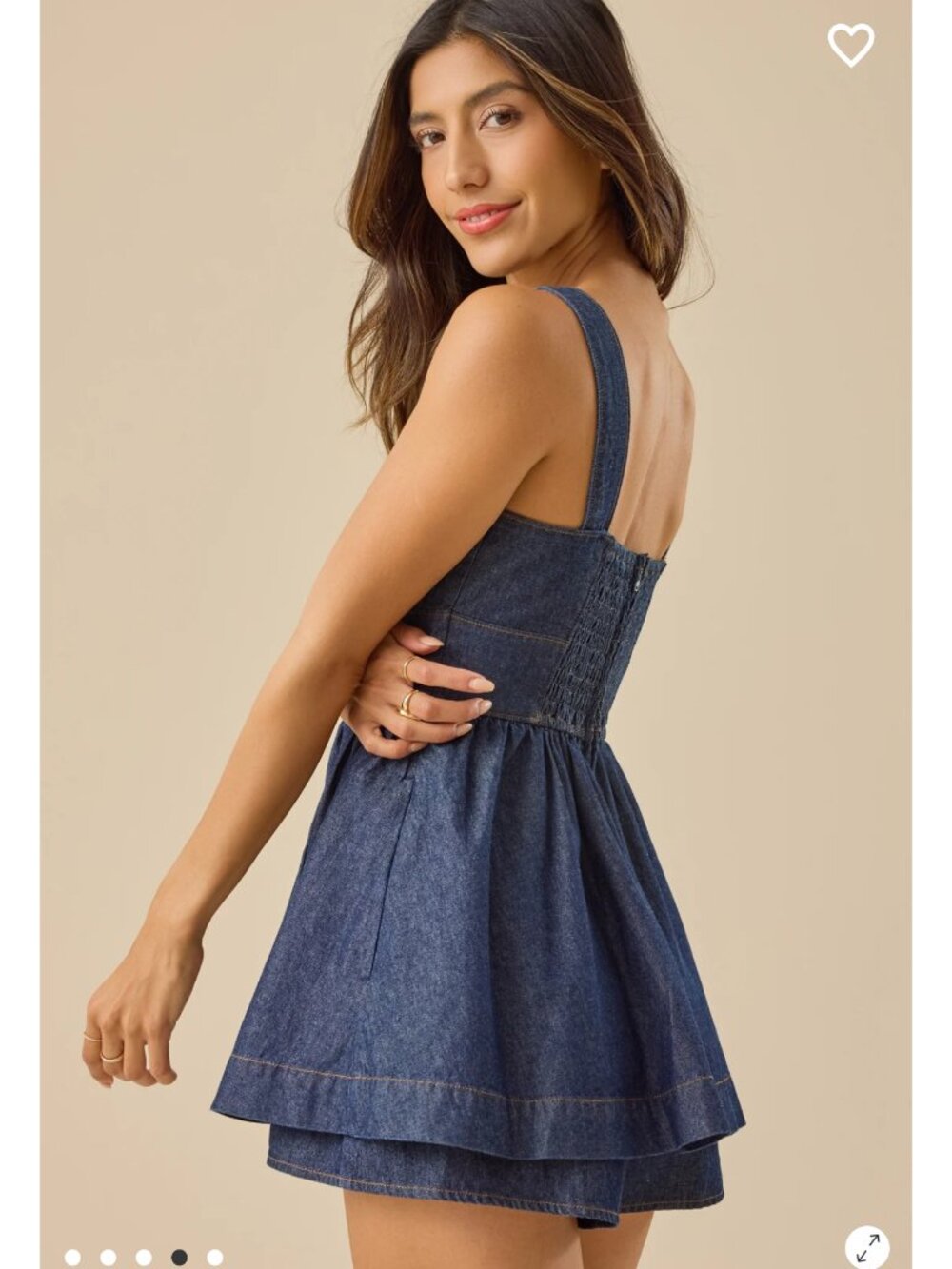 Denim Romper Altar'd State Ava Denim Romper NWT - Picture 4 of 5